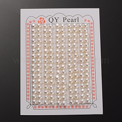 天然な培養された淡水パールビーズ  片穴  ロンデル アンティークホワイト  5~5.5x4mm  穴：0.7mm&nbsp;PEAR-E001-15