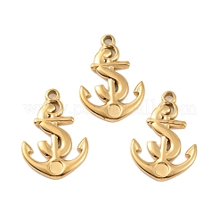 Ion Plating(IP) 304 Stainless Steel Pendant Cabochon Settings&nbsp;STAS-D051-25G