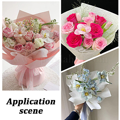 114Pcs Square Cotton Flower Bouquet Wrapping Paper Decoration&nbsp;AJEW-SP0004-30C