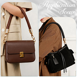 10Pcs 5 Colors Round Braided Imitation Leather Bag Handles&nbsp;AJEW-CL0006-08