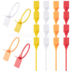 40Pcs 4 Colors Plastic Cable Ties Tags for Clothing Shoes Bags&nbsp;DIY-TA0015-45