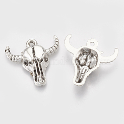 Tibetan Style Alloy Pendants&nbsp;TIBEP-T052-20AS-RS