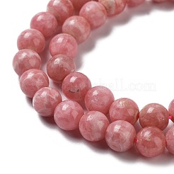 Natural Argentina Rhodochrosite Beads Strands&nbsp;G-L554-03A-01