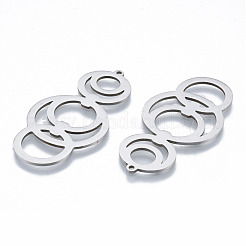 Non-Tarnish 201 Stainless Steel Pendants&nbsp;STAS-N090-LA975-1