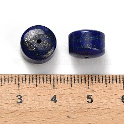 天然ラピスラズリビーズ  ディスク  ヒシビーズ  10.5x7.5mm  穴：1mm&nbsp;G-K403-08-10x12mm