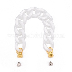 Opaque Acrylic Curb Chain Phone Case Chain&nbsp;HJEW-JM00490