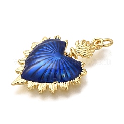 Rack Plating Brass Enamel Pendants&nbsp;KK-I720-27G-04