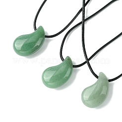 Natural & Synthetic Gemstone Pendant Necklaces&nbsp;NJEW-C046-03