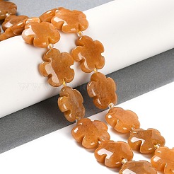 Natural Topaz Jade Beads Strands&nbsp;G-NH0028-01B