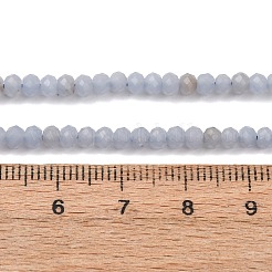 Natural Angelite Beads Strands&nbsp;G-K427-B01-3x4mm