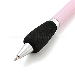 プラスチックボールペン  ビーズペン  ジュエリービーズ付きDIYパーソナライズペン用  貝殻色  170~173x16mm&nbsp;AJEW-P122-B05