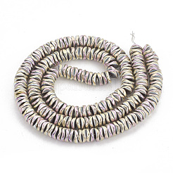 Electroplate Non-magnetic Synthetic Hematite Beads Strands&nbsp;X-G-N0322-01C