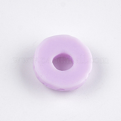 樹脂デコデンカボション  ドーナツ  模造食品  スミレ  16x5.5mm&nbsp;CRES-T010-39D