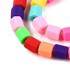 Handmade Polymer Clay Beads Strands&nbsp;CLAY-T021-02