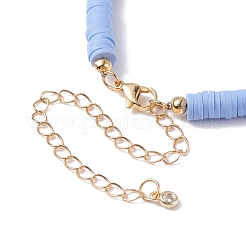 Polymer Clay Heishi Beaded Necklace&nbsp;NJEW-JN03786