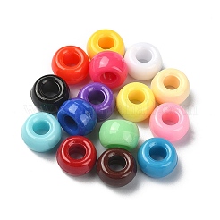 375Pcs 15 Colors Opaque Plastic Beads&nbsp;KY-FS0001-15