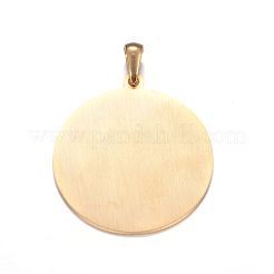 Ion Plating(IP) 304 Stainless Steel Pendants&nbsp;LS-STAS-P063-09G