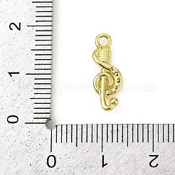 Brass Micro Pave Clear Cubic Zirconia Pendants&nbsp;KK-L238-23G