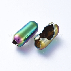 Ion Plating(IP) 304 Stainless Steel Ball Chain Connectors&nbsp;STAS-F242-04B-M
