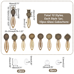 DIY Blank Alloy Bookmark Making Kit&nbsp;TIBE-HY0001-06