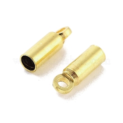 メッキ真鍮コードの端をラック  カドミウムフリー＆鉛フリー  コラム  ゴールドカラー  0.8x0.25x0.12cm&nbsp;KK-P274-01A-G