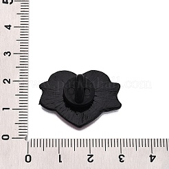 ハートのエナメルピン  バックパックの服のための焼き付け塗装合金ブローチ  レッド  20.5x27.5mm&nbsp;JEWB-N001-24B