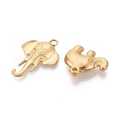5Pcs 304 Stainless Steel Pendants&nbsp;STAS-T075-18G-1
