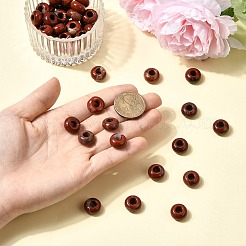 Natural Red Rainbow Jasper European Large Hole Beads&nbsp;G-Q442-12
