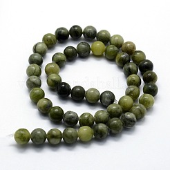 Natural Chinese Southern Jade Beads Strands&nbsp;G-I199-07-6mm