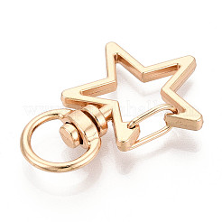 Alloy Swivel Snap Hook Clasps&nbsp;PALLOY-T090-80KCG