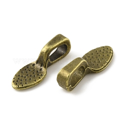 Alloy Glue-on Flat Pad Bails&nbsp;X-PALLOY-K005-01AB