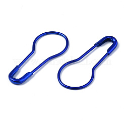 スプレー塗装された鉄のひょうたんピン  編みステッチマーカー  ミックスカラー  21.5x9.5x1.5mm  ピン：0.5mm&nbsp;IFIN-T017-08
