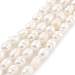 Natural Cultured Freshwater Pearl Beads Strands&nbsp;PEAR-P062-03A