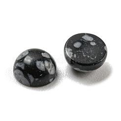 Synthetic Snowflake Obsidian Cabochons&nbsp;G-H309-03-04