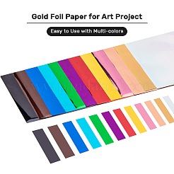 A4ホットスタンピング箔紙  転写箔紙  エレガンスレーザープリンタークラフト紙  ミックスカラー  28.5x21.1cm  60sheets /バッグ&nbsp;DIY-BC0010-79