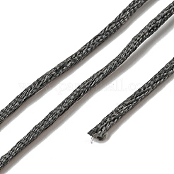 ポリエステル刺繍糸  クロスステッチの糸  グレー  2mm  10 M /バンドル&nbsp;OCOR-C005-B12