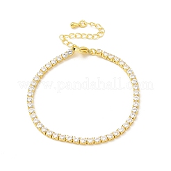 Clear Cubic Zirconia Tennis Bracelet&nbsp;X-BJEW-A132-02G