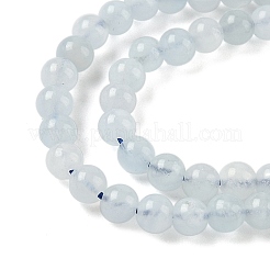 Natural Aquamarine Beads Strands&nbsp;G-D327-B01-4mm
