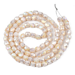 Electroplate Glass Beads Strands&nbsp;EGLA-N002-13-A11