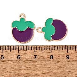 Fruits Alloy Enamel Pendants&nbsp;FIND-D304-03A-KCG