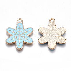 Alloy Enamel Pendants&nbsp;ENAM-Q442-024B-RS