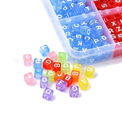1190Pcs 7 Colors Transparent Acrylic Beads&nbsp;TACR-YW0001-58