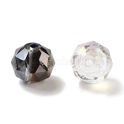 丸いガラスビーズを電気メッキする  多面カット  ミックスカラー  8mm  穴：1.4mm&nbsp;EGLA-A043-01