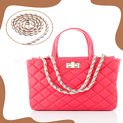 1Pc PU Leather Iron Chain Bag Straps&nbsp;FIND-LP0003-99A