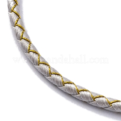 Polyester Cord Braided Bracelet Makings&nbsp;MAK-Z003-01P-15