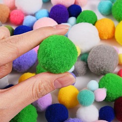 DIY Doll Craft Polyester High-elastic Pom Pom Ball&nbsp;AJEW-SZ0001-53