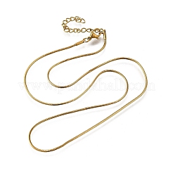 1.2MM 304 Stainless Steel Snake Chain Necklaces for Women Men&nbsp;STAS-V011-04B-G