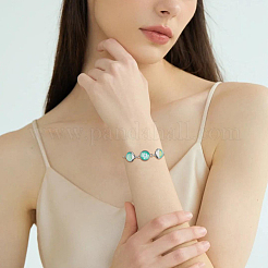 DIY Blank Dome Stainless Steel Slider Bracelets Making Kits&nbsp;BJEW-DC00011