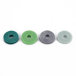 4 Colors Handmade Polymer Clay Beads&nbsp;CLAY-N011-032-11