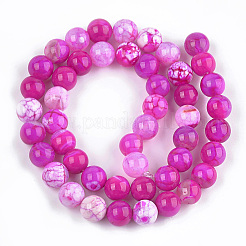 Dyed Natural Agate Beads Strands&nbsp;X-G-T109-10mm-05